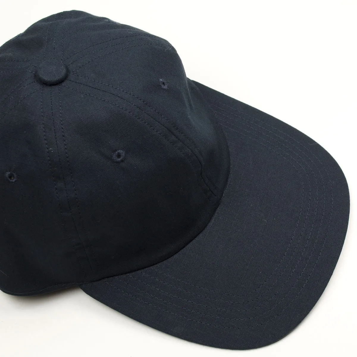 cableami Ripstop Navy Long Bill Cap