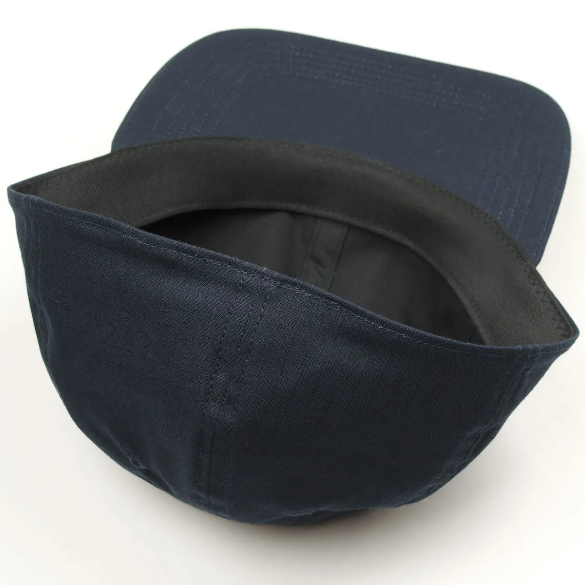 cableami Ripstop Navy Long Bill Cap