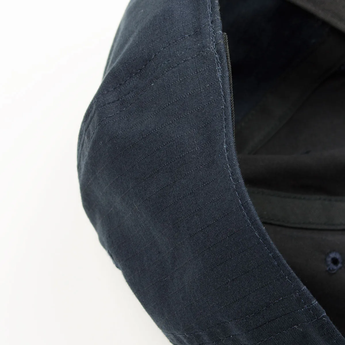 cableami Ripstop Navy Long Bill Cap