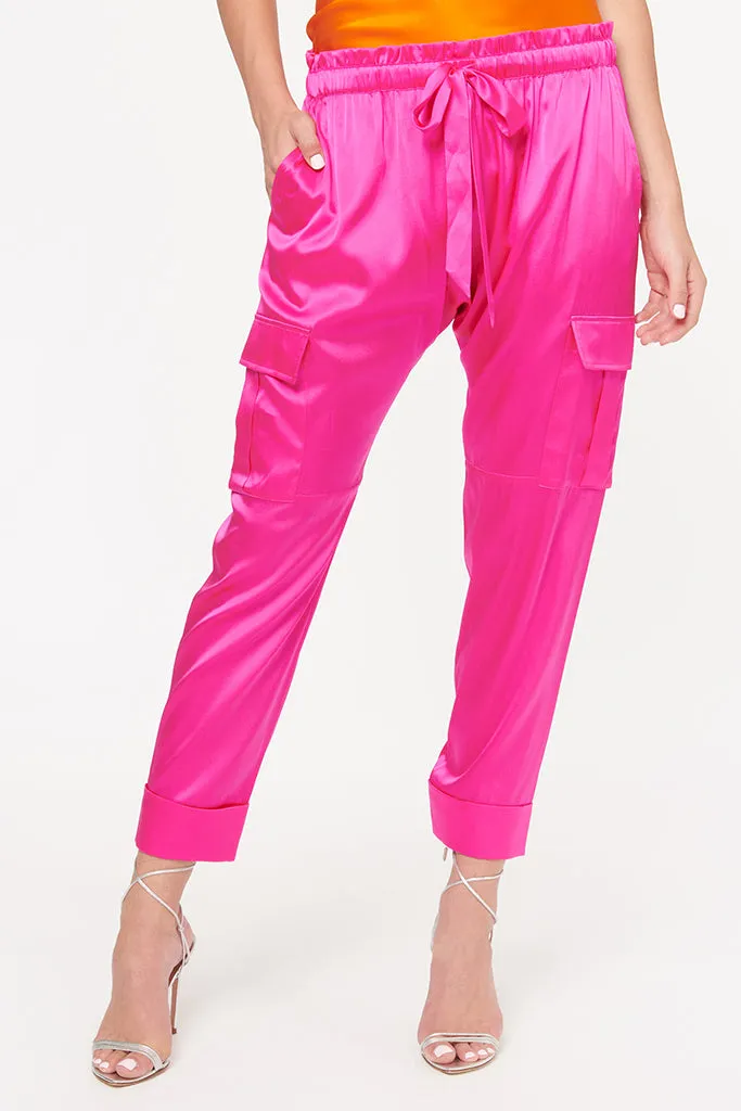 Neon Pink Carmen Pant by Cami NYC Final Sale