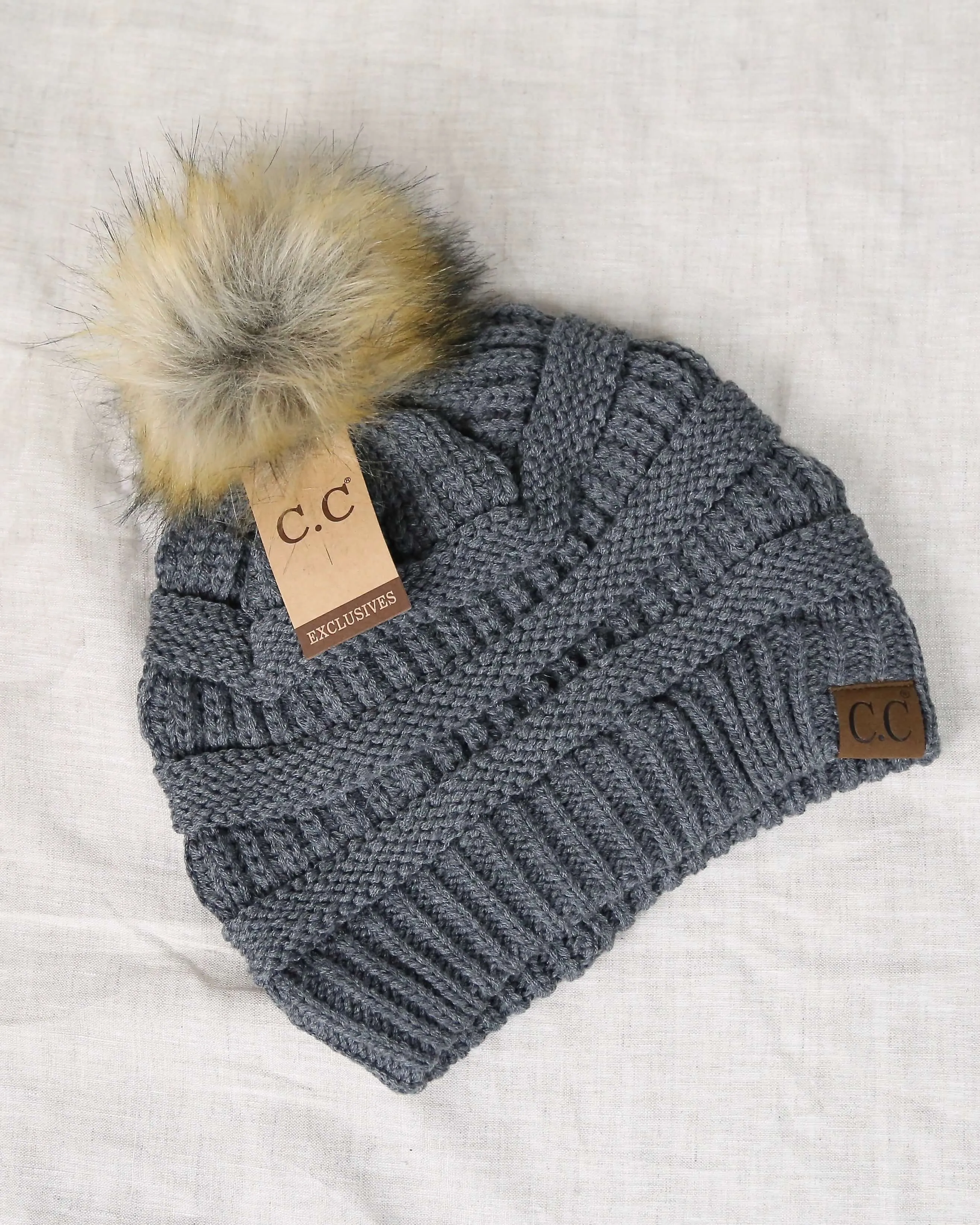 Cozy Knit Beanies - Winter Hat in Various Colors by C.C. Beanie