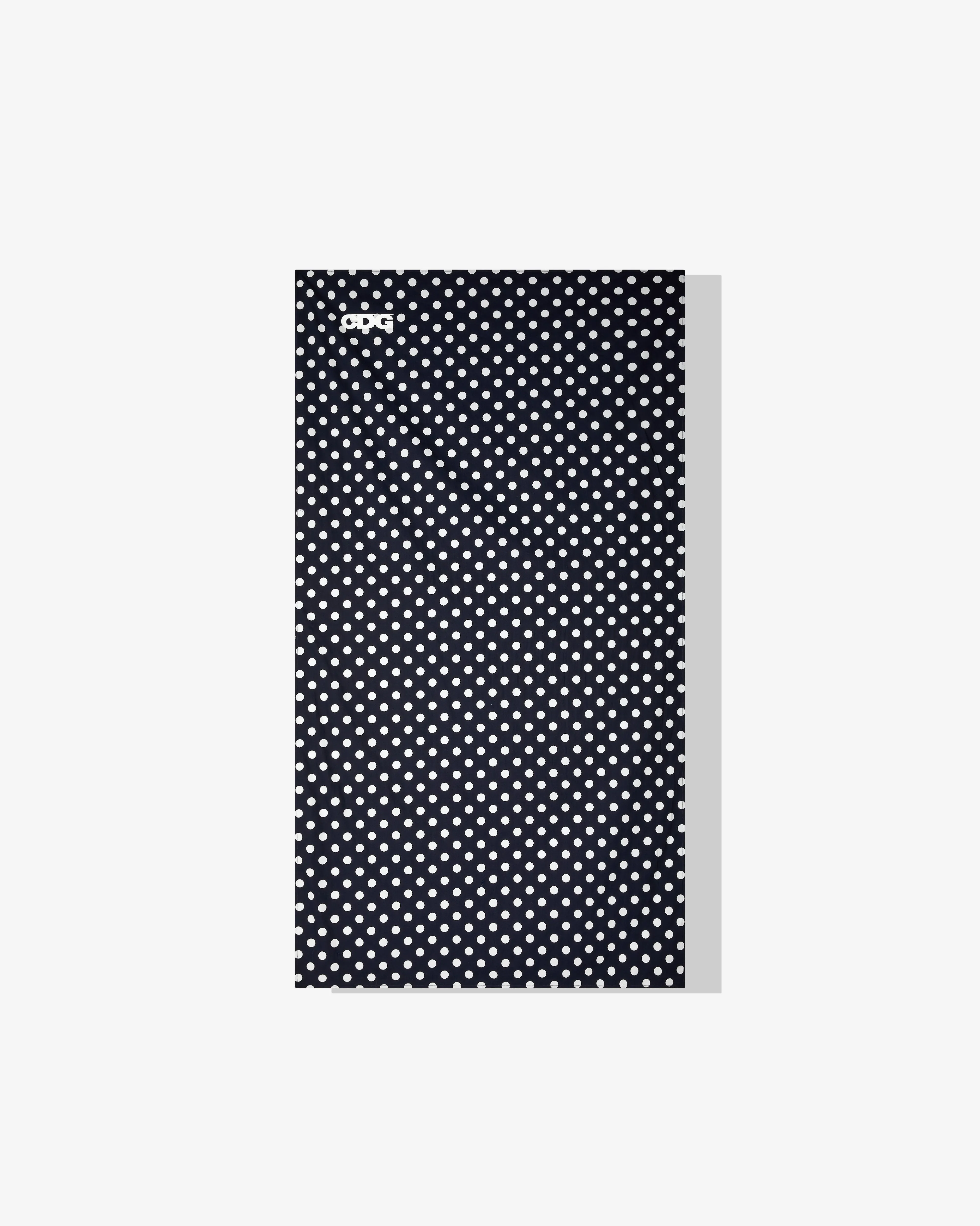 CDG Polka Dot Airline Print Stole Navy