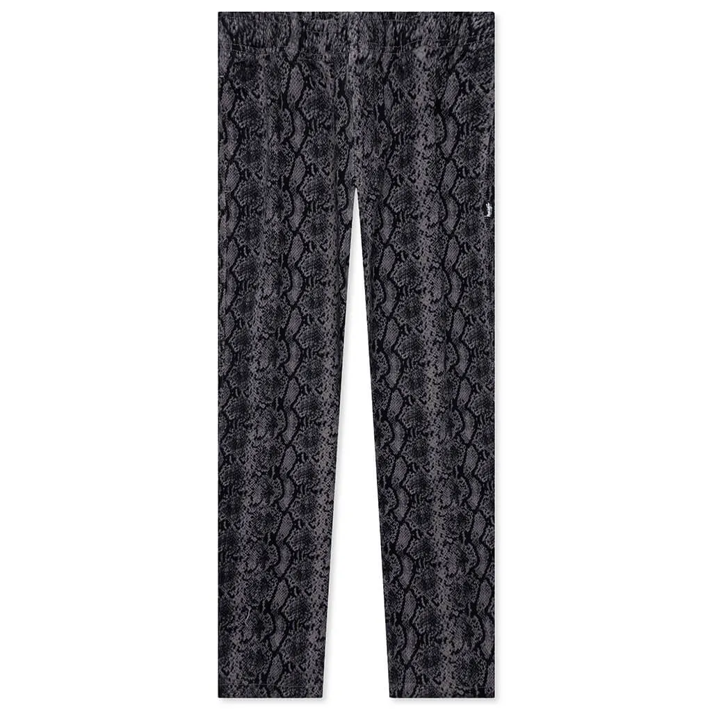 Charcoal Python Beach Pants