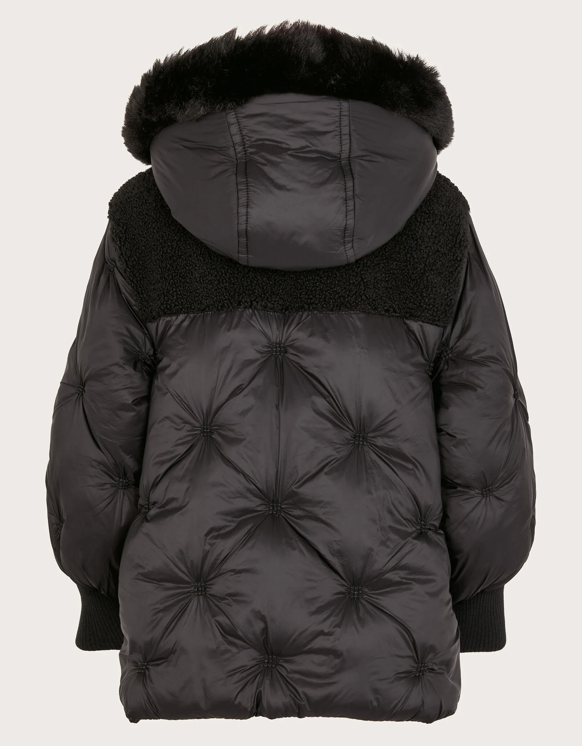 Chester Borg Coat Black