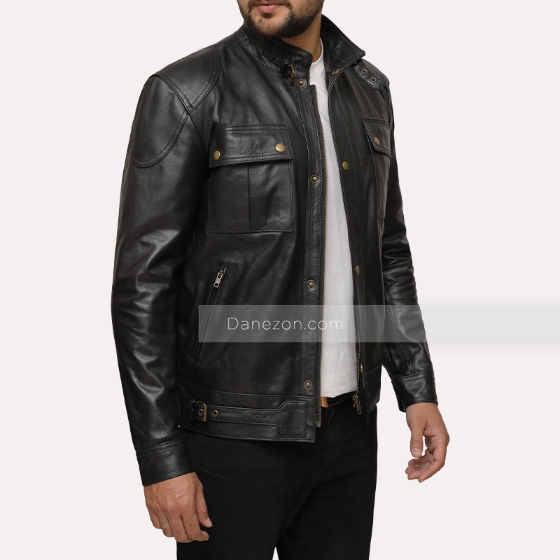 Classic Black Leather Jacket