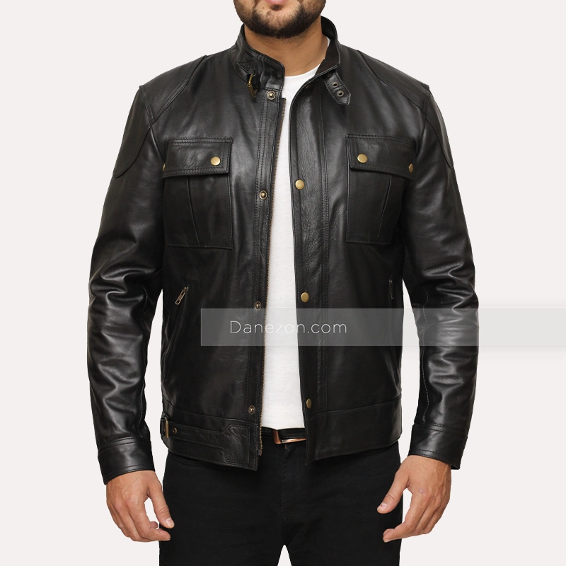 Classic Black Leather Jacket