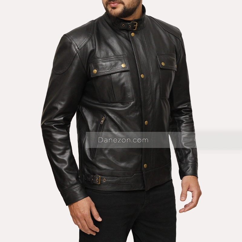 Classic Black Leather Jacket