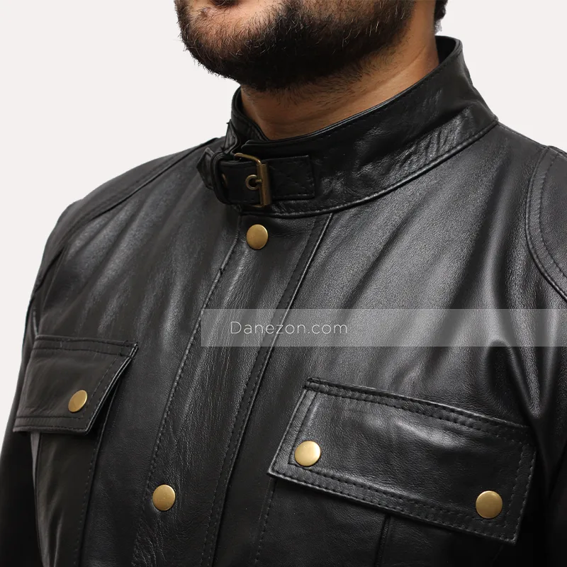 Classic Black Leather Jacket