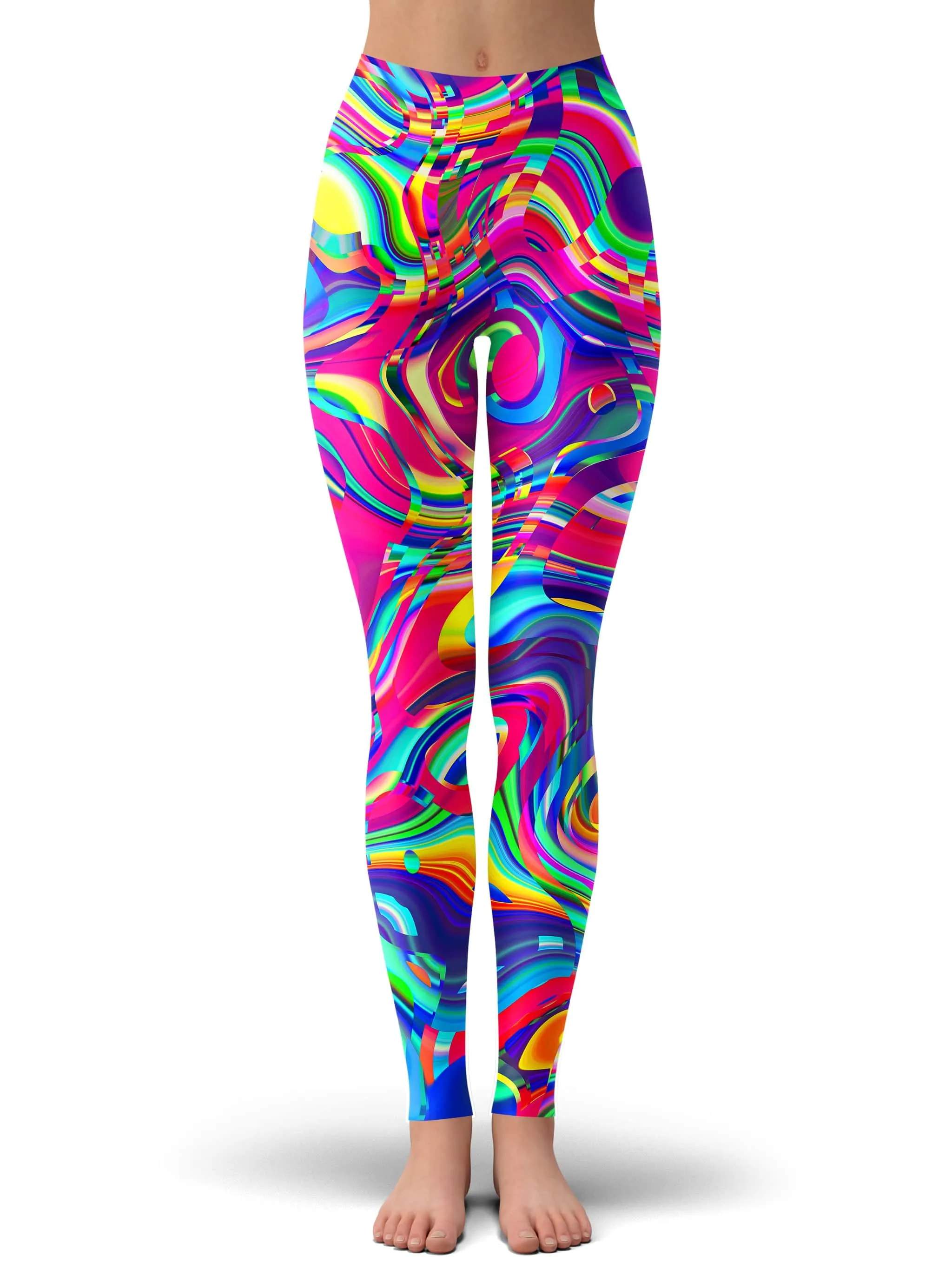 Clearance Psychedelic Dipped Leggings