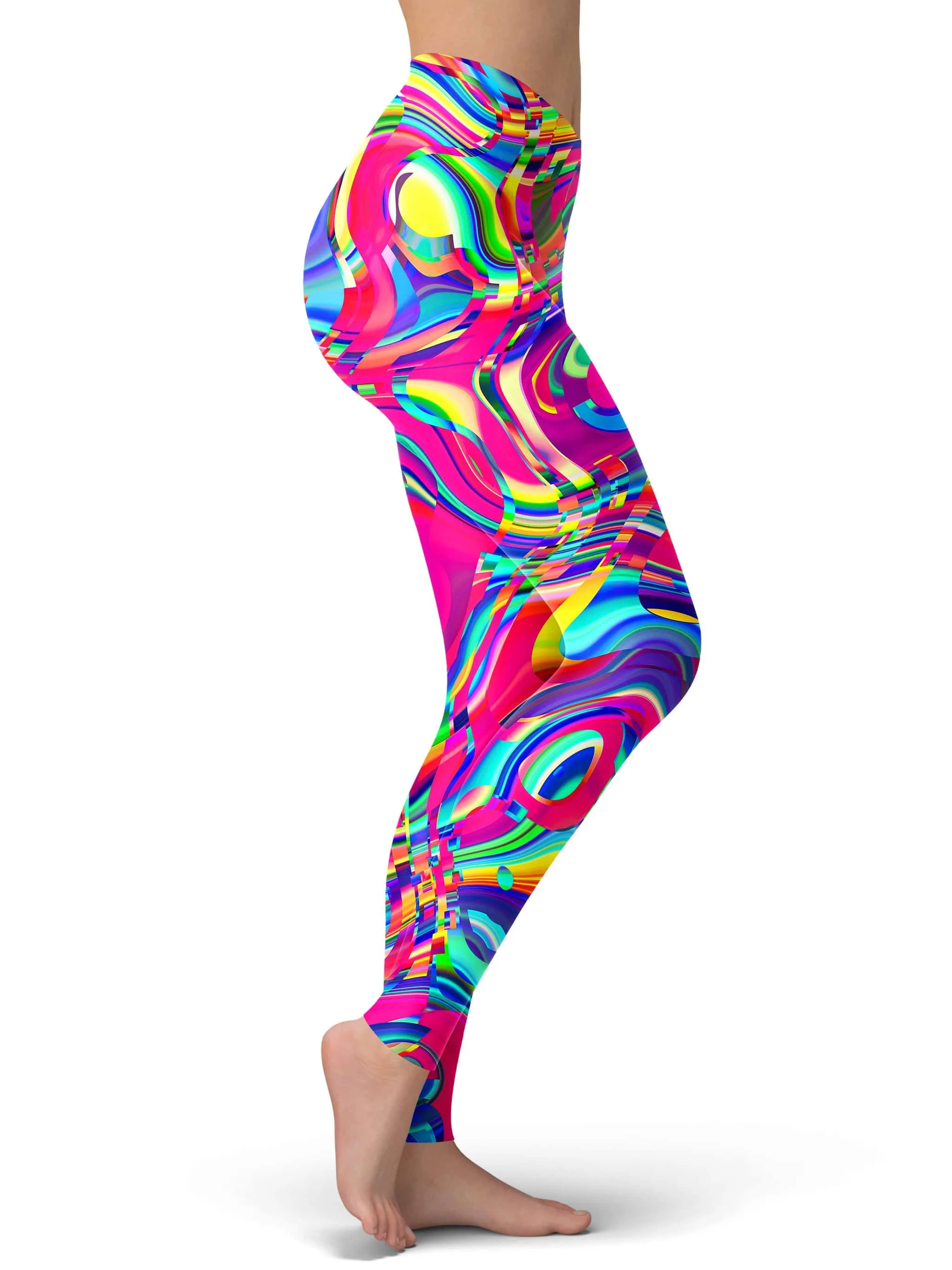 Clearance Psychedelic Dipped Leggings