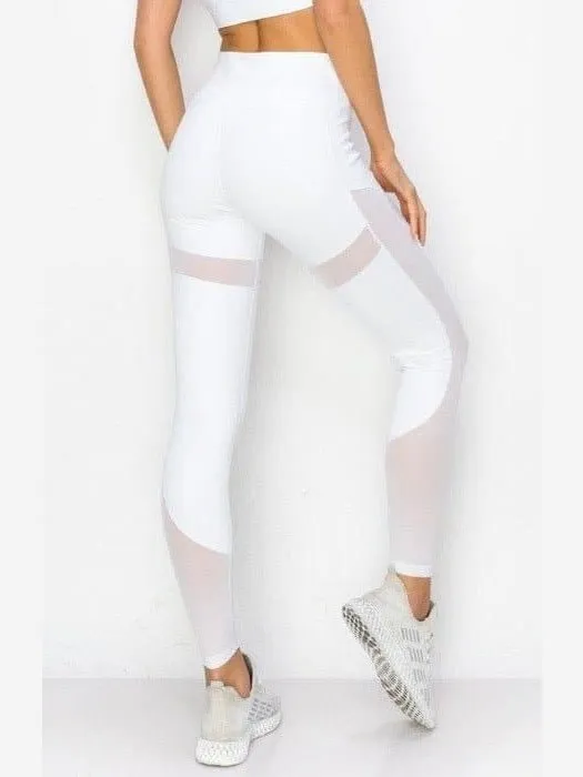 Contour Mesh Leggings