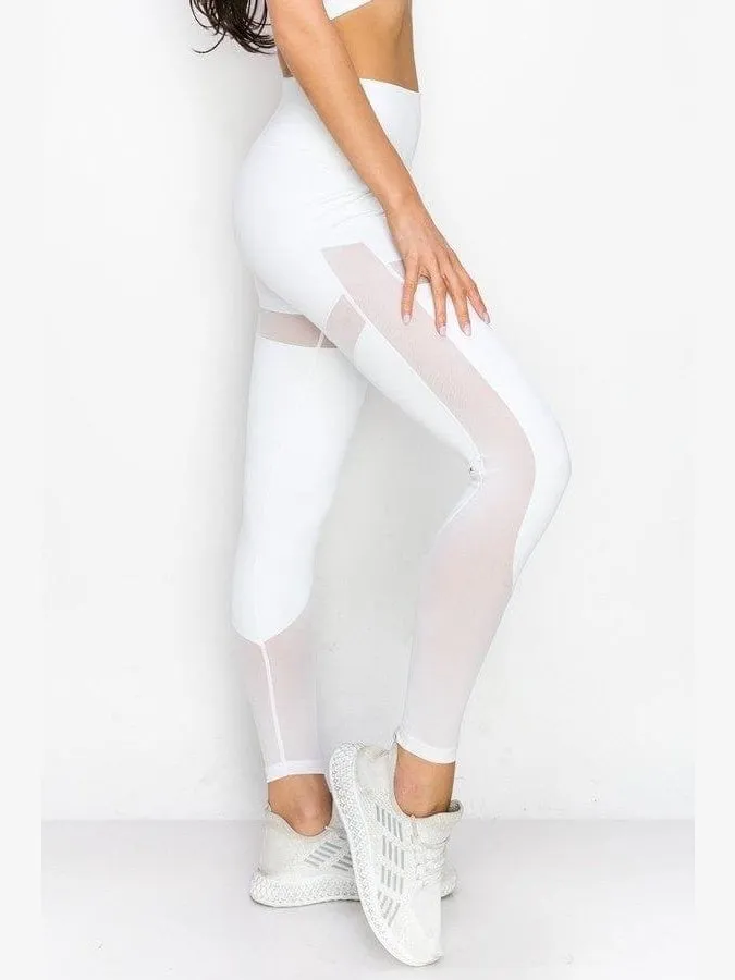 Contour Mesh Leggings