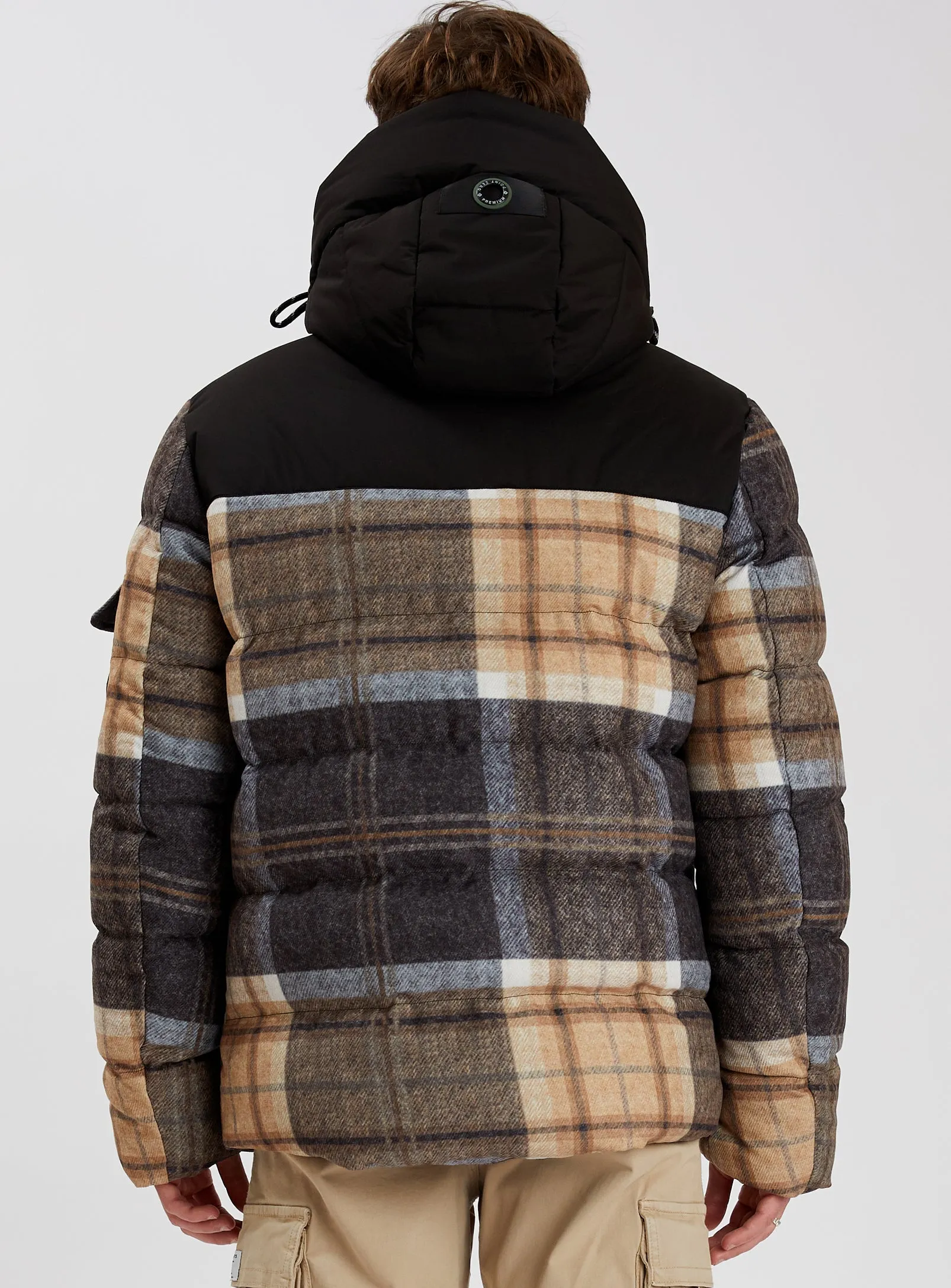 COURCHEVEL Cashmere-Touch Plaid Jacket || COURCHEVEL Cashmere Fleece Jacket