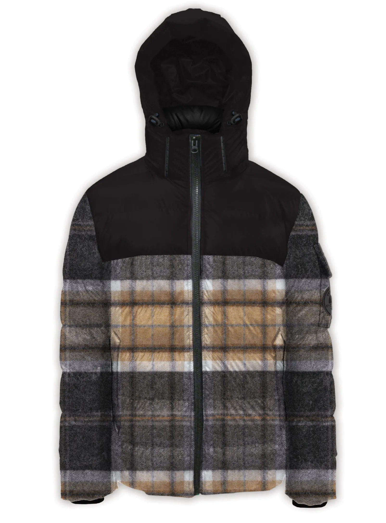 COURCHEVEL Cashmere-Touch Plaid Jacket || COURCHEVEL Cashmere Fleece Jacket