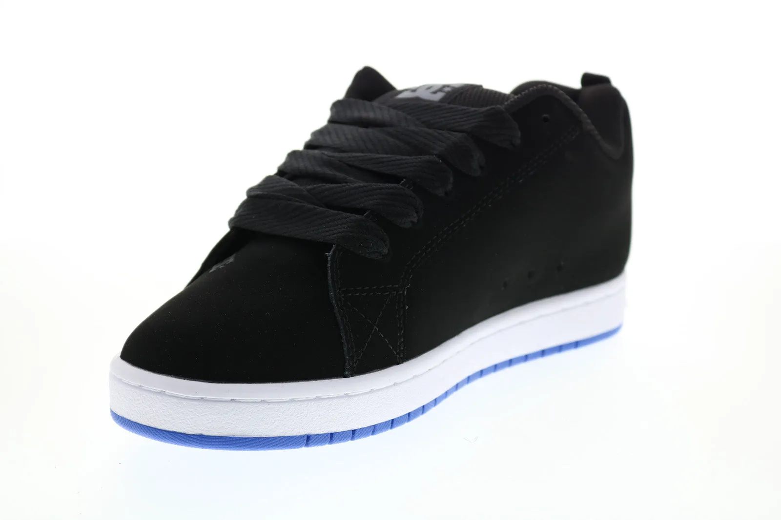 Court Graffik 300529 Men's Black Nubuck Skate Sneakers