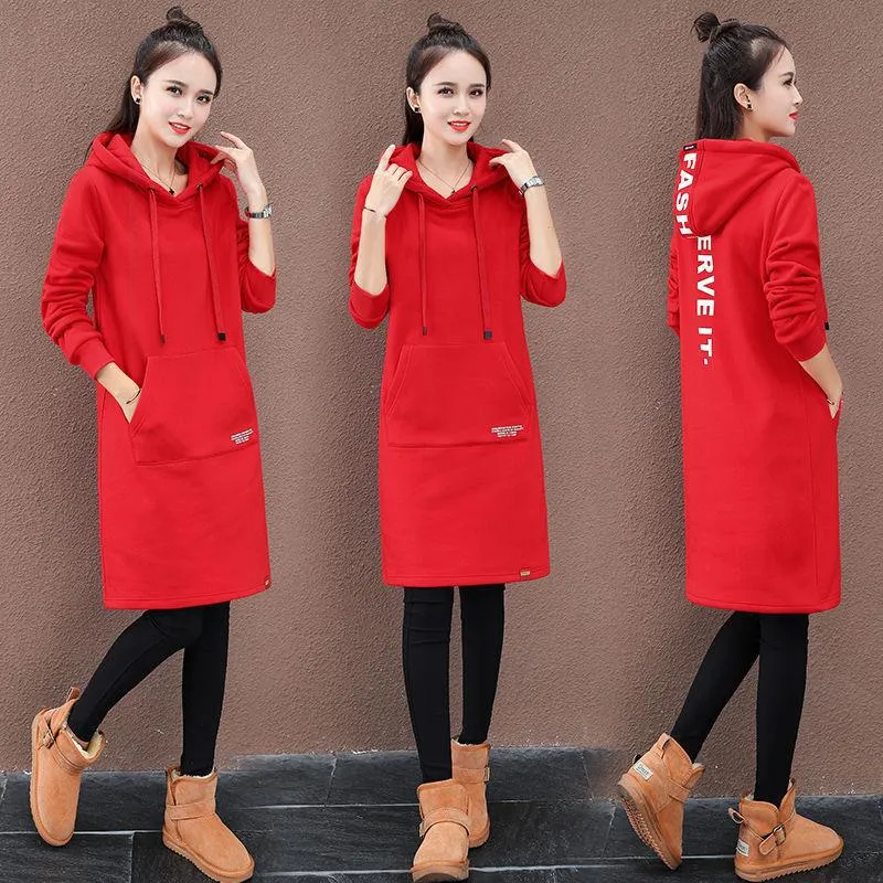 Cozy Loose-Fit Letter-Printed Hooded Women's Hoodies