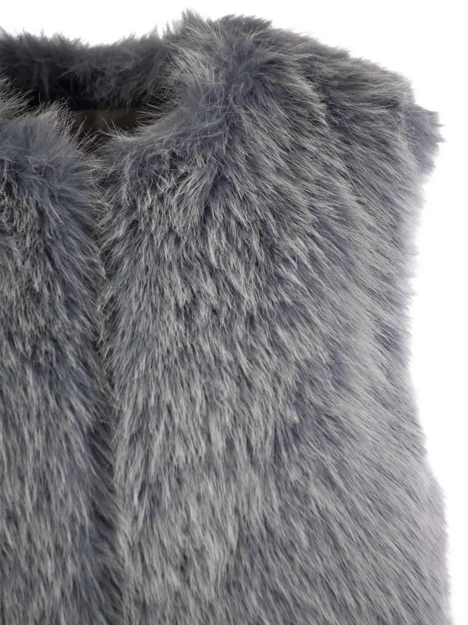 Cruelty Free Fur Sleeve Coat by Herno