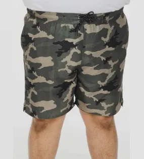 Big Mens Camouflage Printed Swim Shorts (KODY) by D555