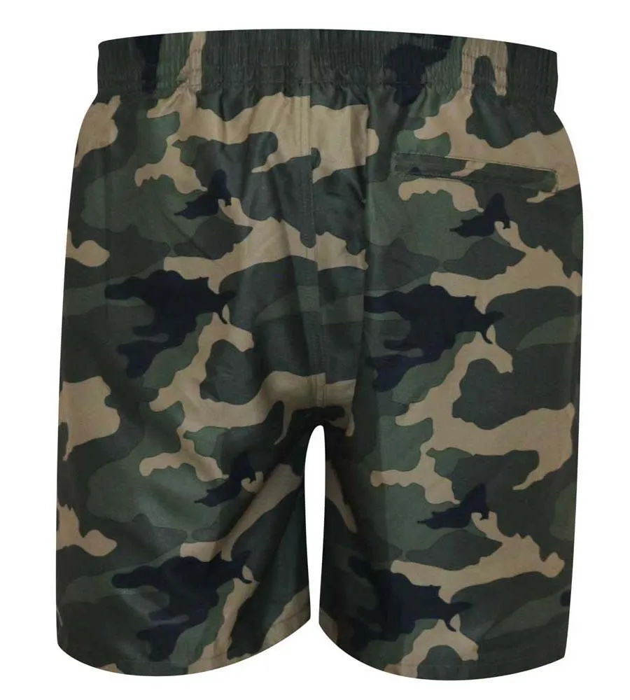 Big Mens Camouflage Printed Swim Shorts (KODY) by D555