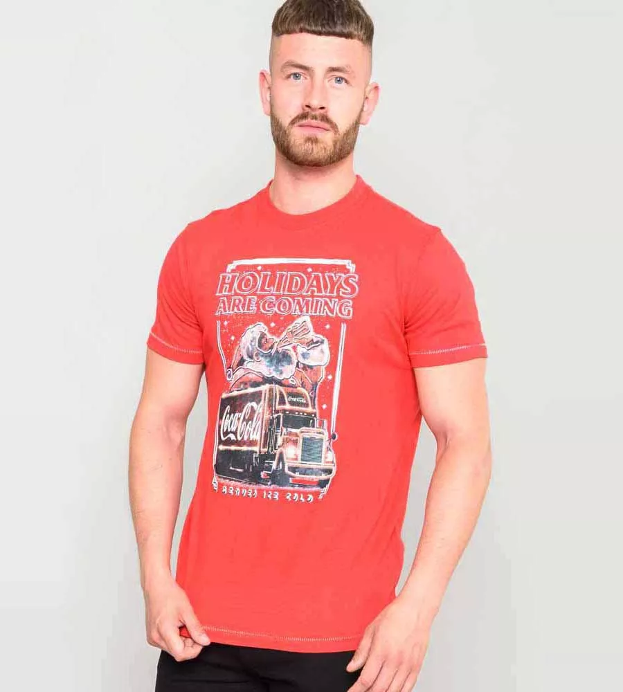 D555 Mens Coca Cola Holiday Tshirt - DALTON