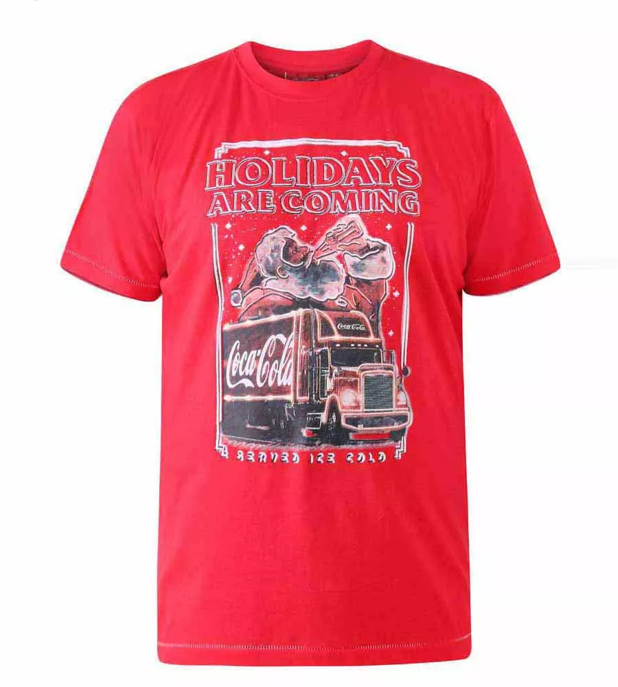 D555 Mens Coca Cola Holiday Tshirt - DALTON