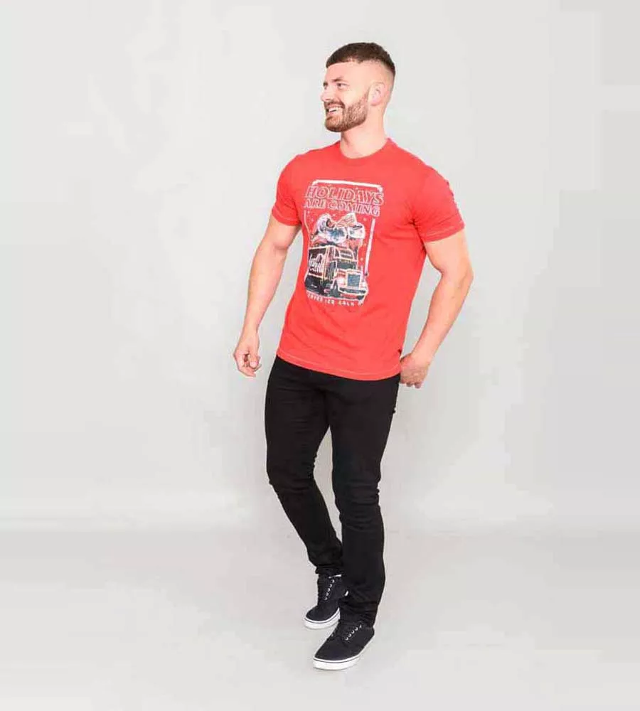 D555 Mens Coca Cola Holiday Tshirt - DALTON