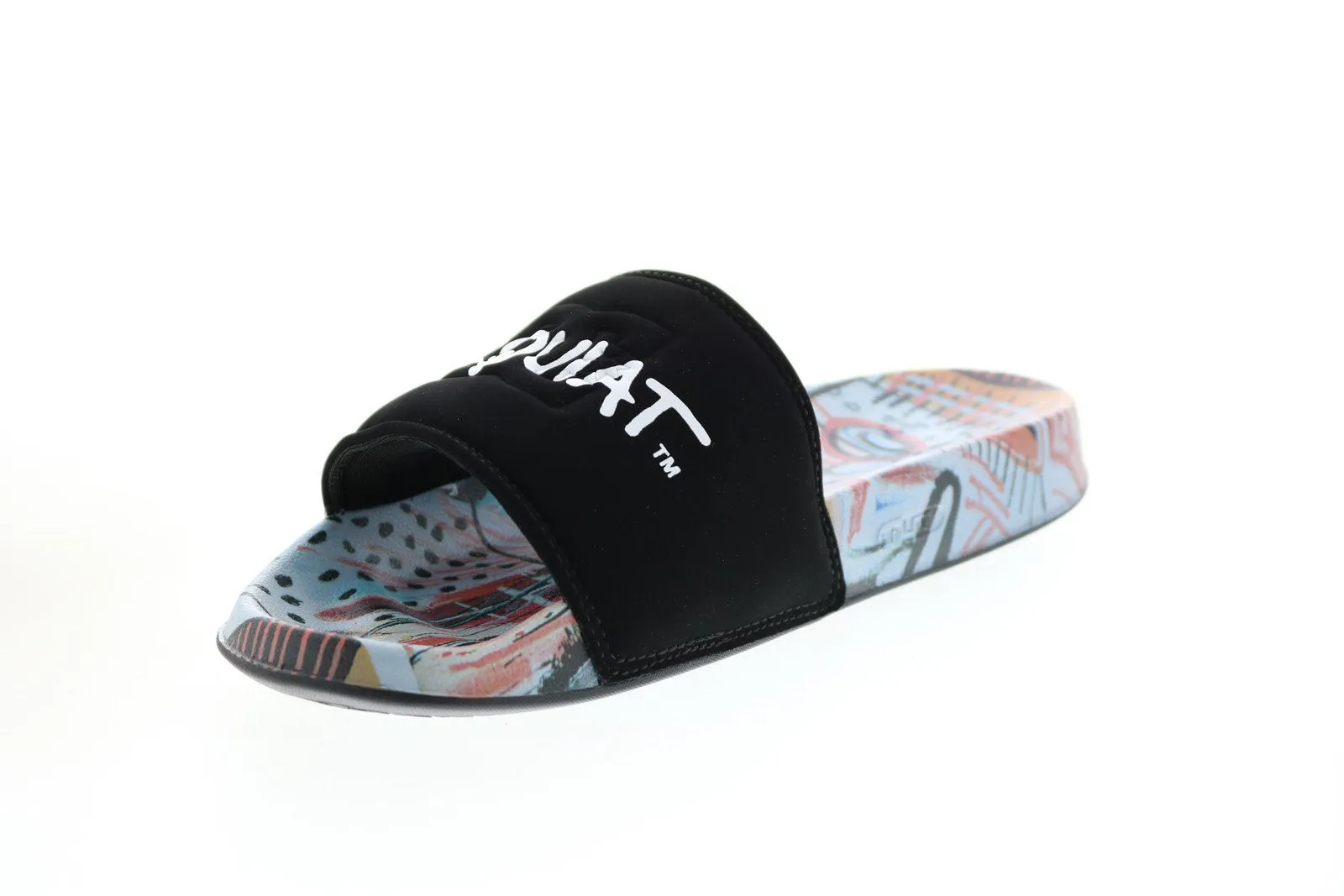 DC Basquiat DC Slide Men's Black Slip-On Sandals.