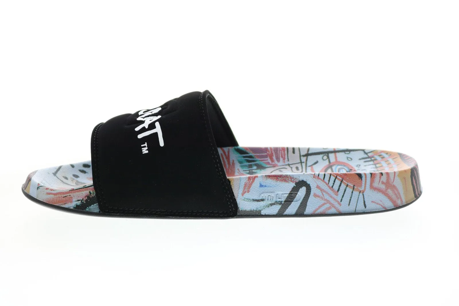 DC Basquiat DC Slide Men's Black Slip-On Sandals.