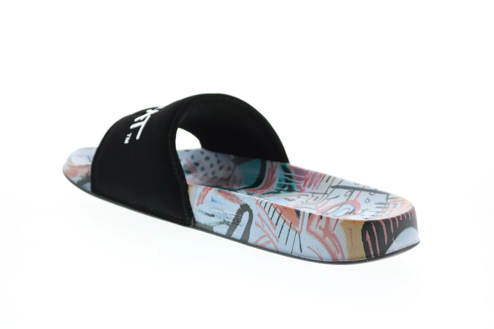 DC Basquiat DC Slide Men's Black Slip-On Sandals.