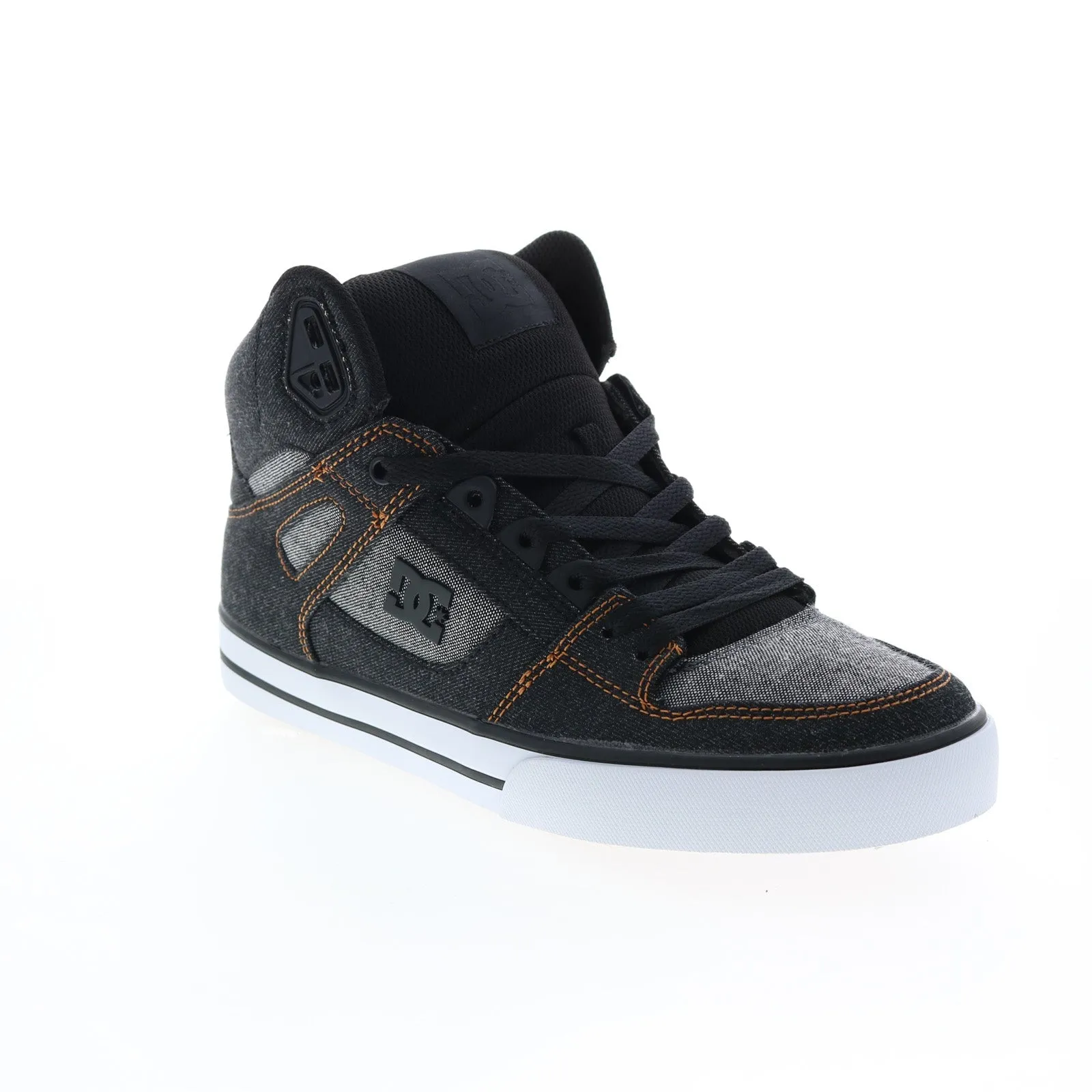 DC Pure High-Top WC Men's Black Skate Sneakers - ADYS400043-1AB