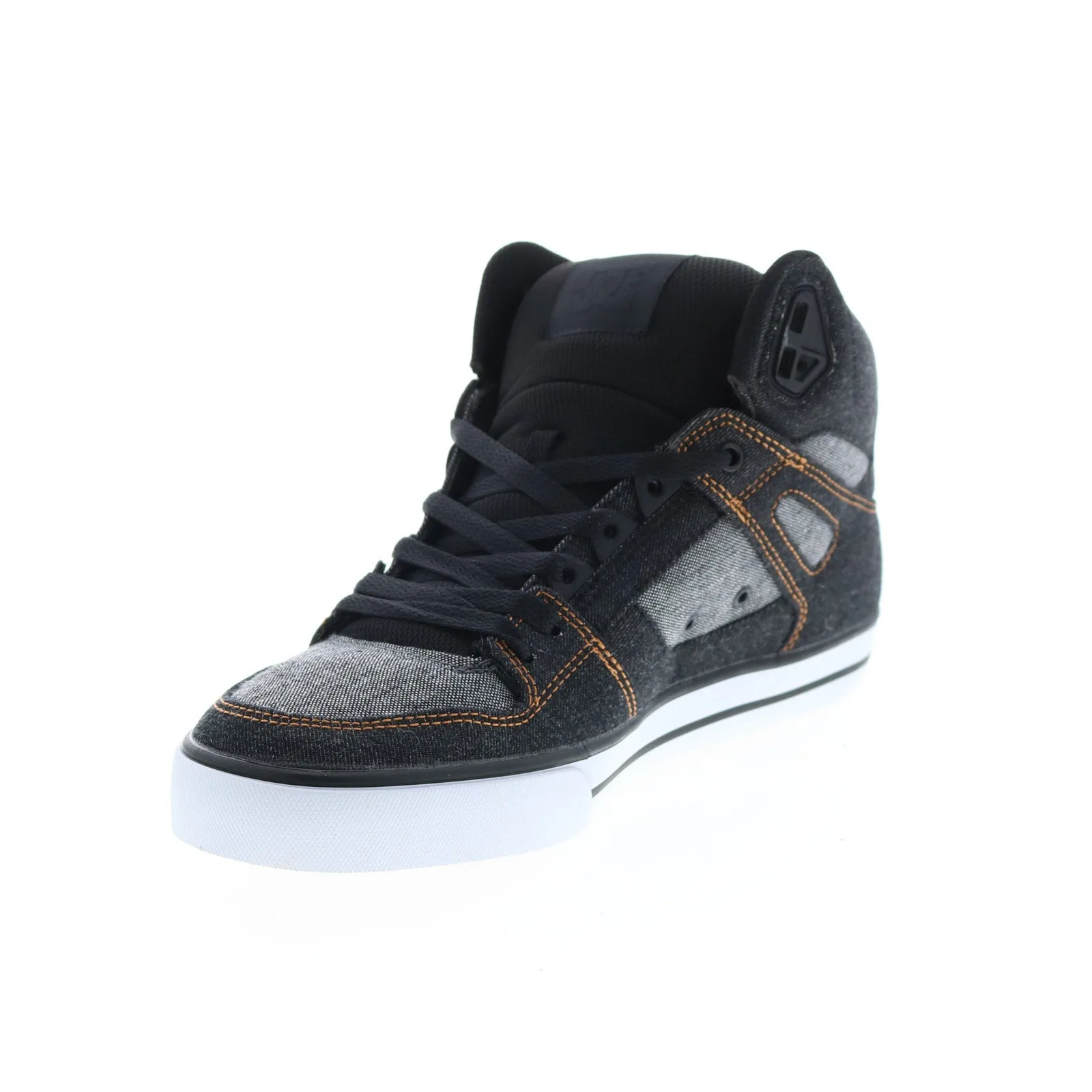 DC Pure High-Top WC Men's Black Skate Sneakers - ADYS400043-1AB