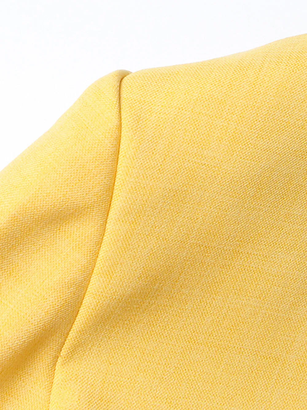 Yellow DEIDE Asymmetric Blazer