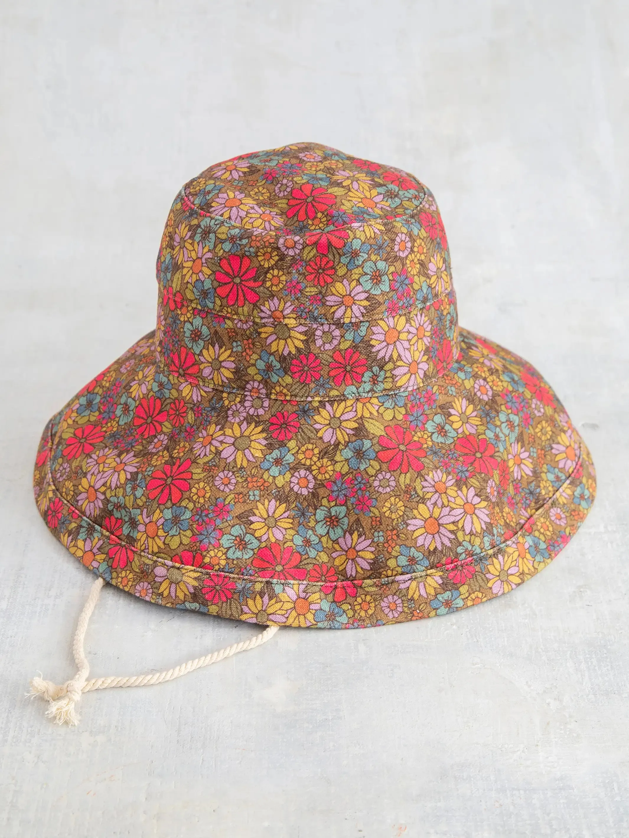 Ditsy Garden Bucket Hat - Sunny Day