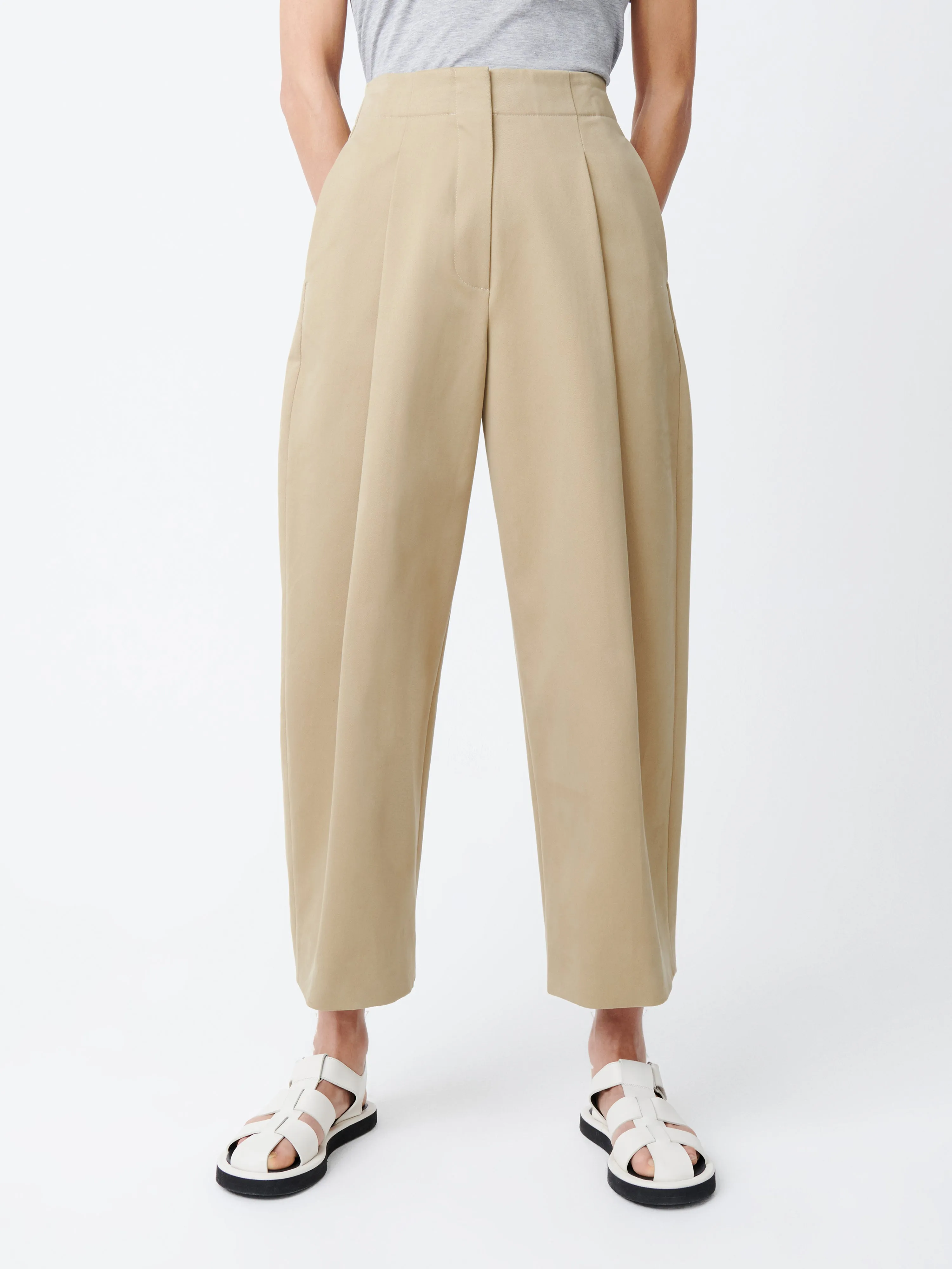 Tan Dordoni Volume Pant