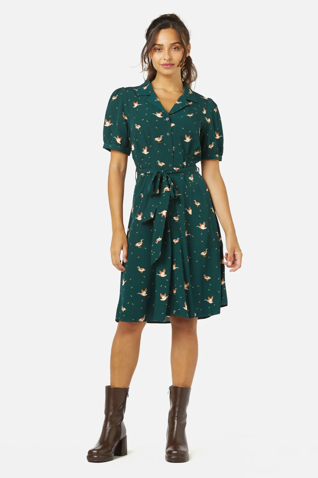 Duck Print Dress