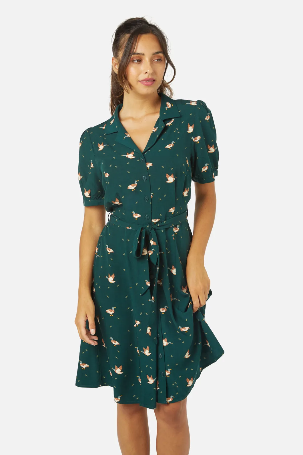 Duck Print Dress