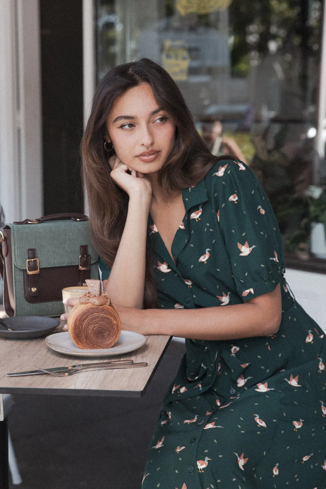 Duck Print Dress