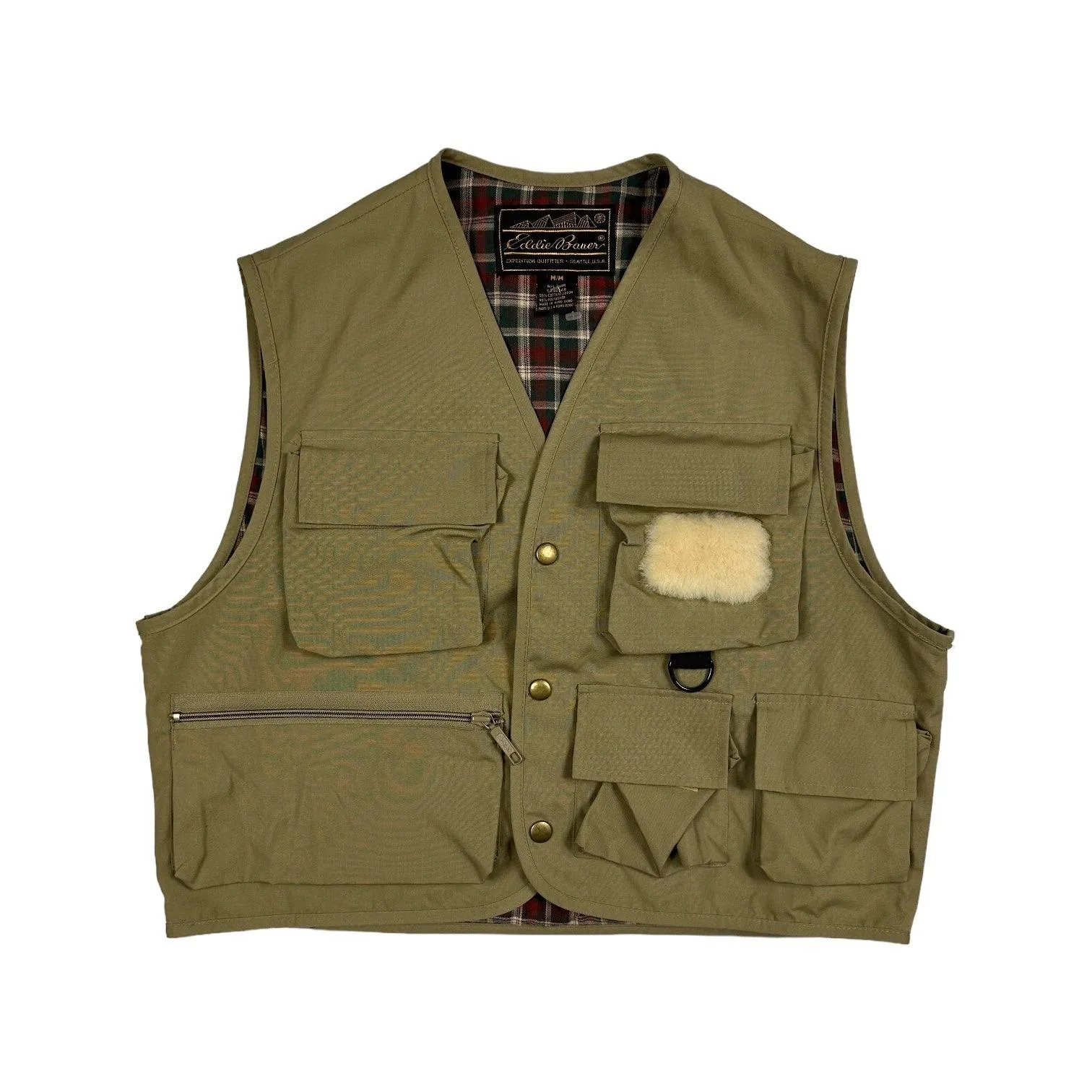 Eddie Bauer Khaki Fishing Vest