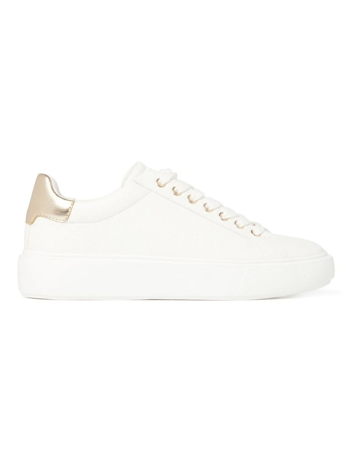 White Eleanor Flatform Sneaker