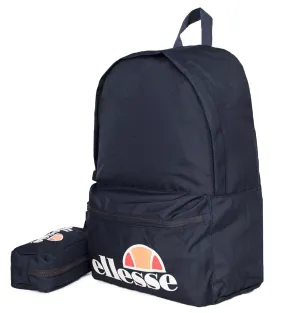 Ellesse Rolby School Backpack and Pencil Case Navy