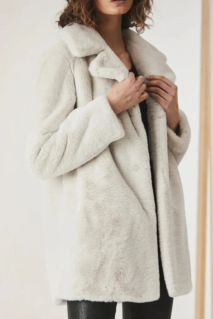 Ena Pelly Faux Fur Coat