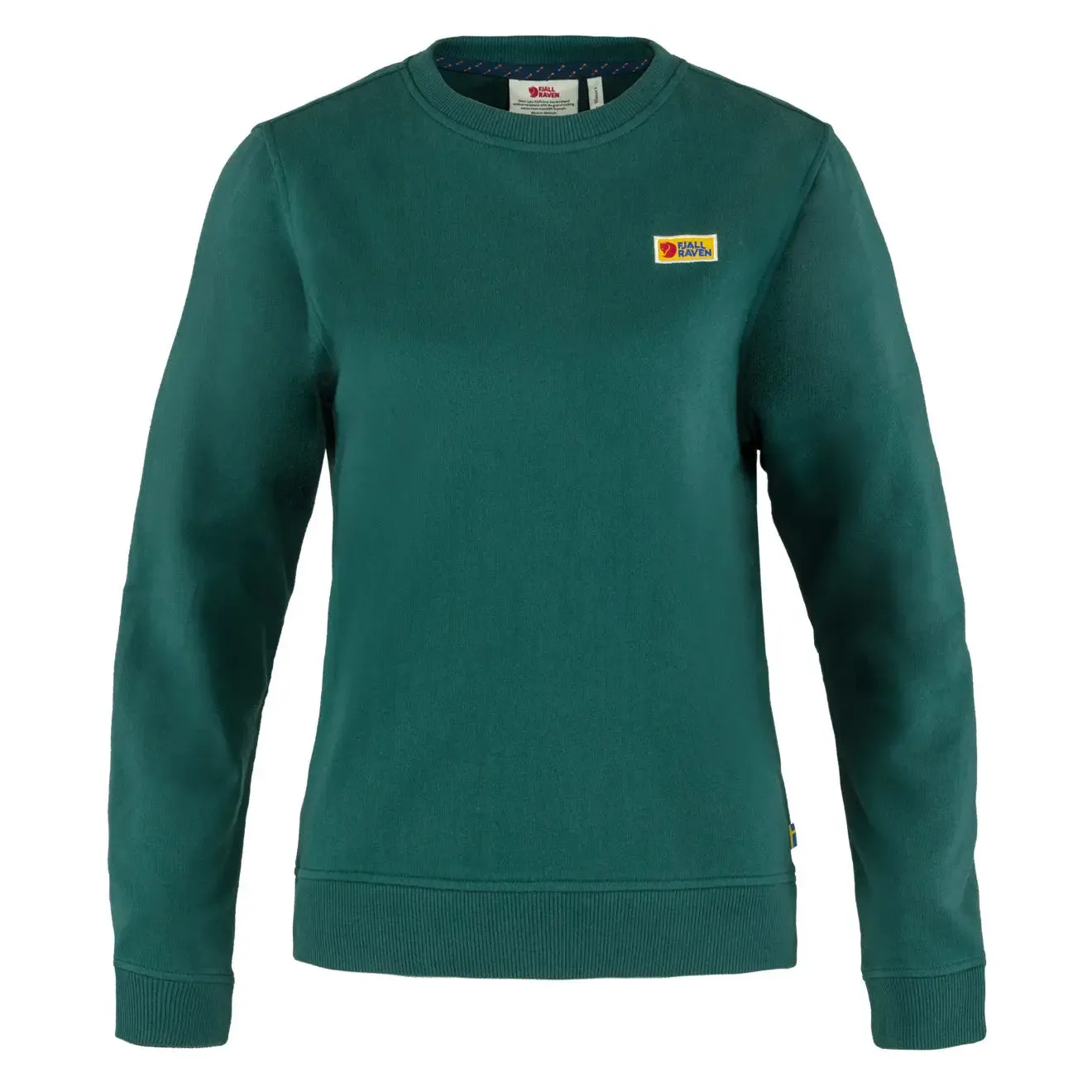 Fjallraven Women's Green Vardag Sweater made for the Arctic.