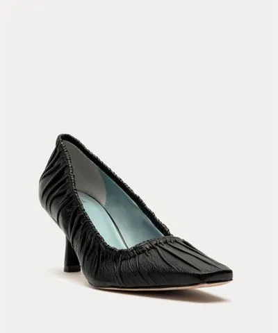 Frances Valentine Nappa Ruched Heel Glove