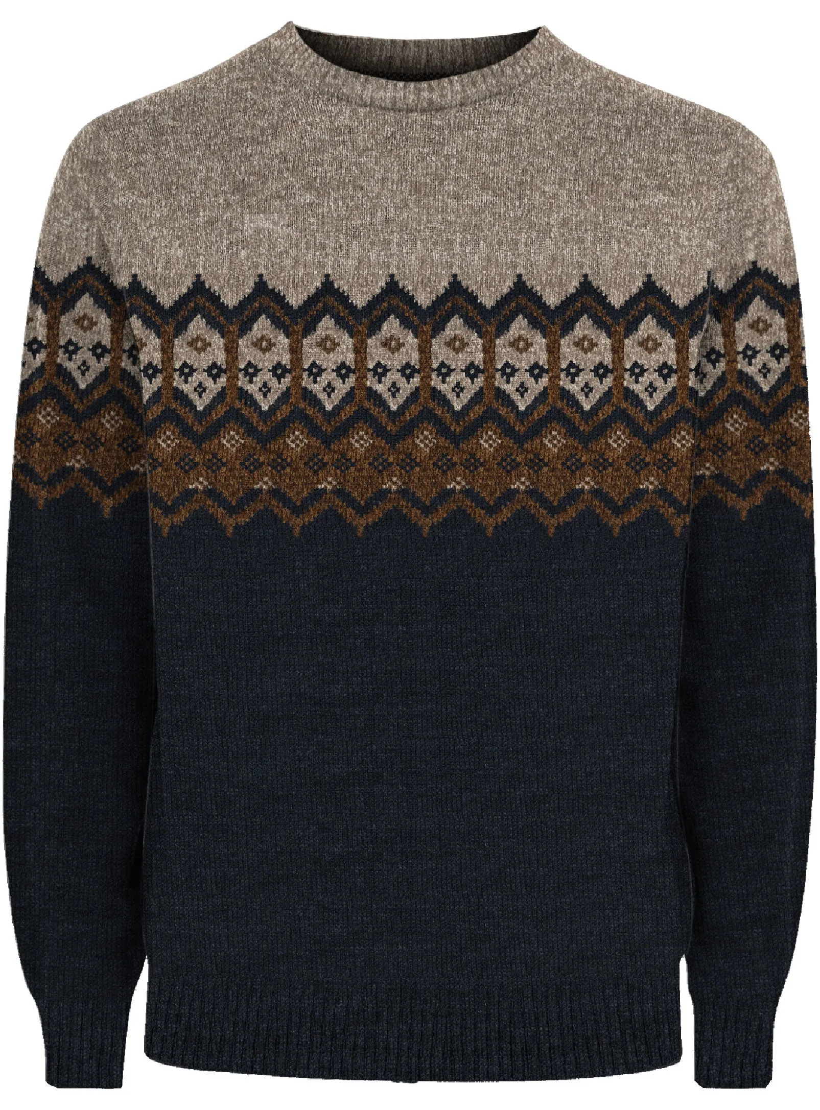 FREDIE Long Sleeve Print Sweater Aide en Ligne