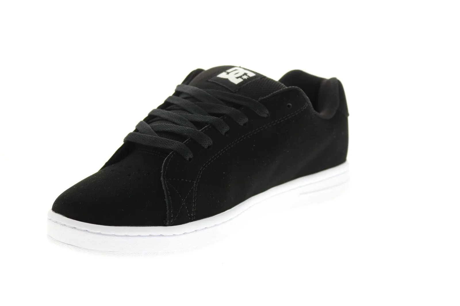 Gaveler ADYS100536 Men's Black Nubuck Skate Sneakers