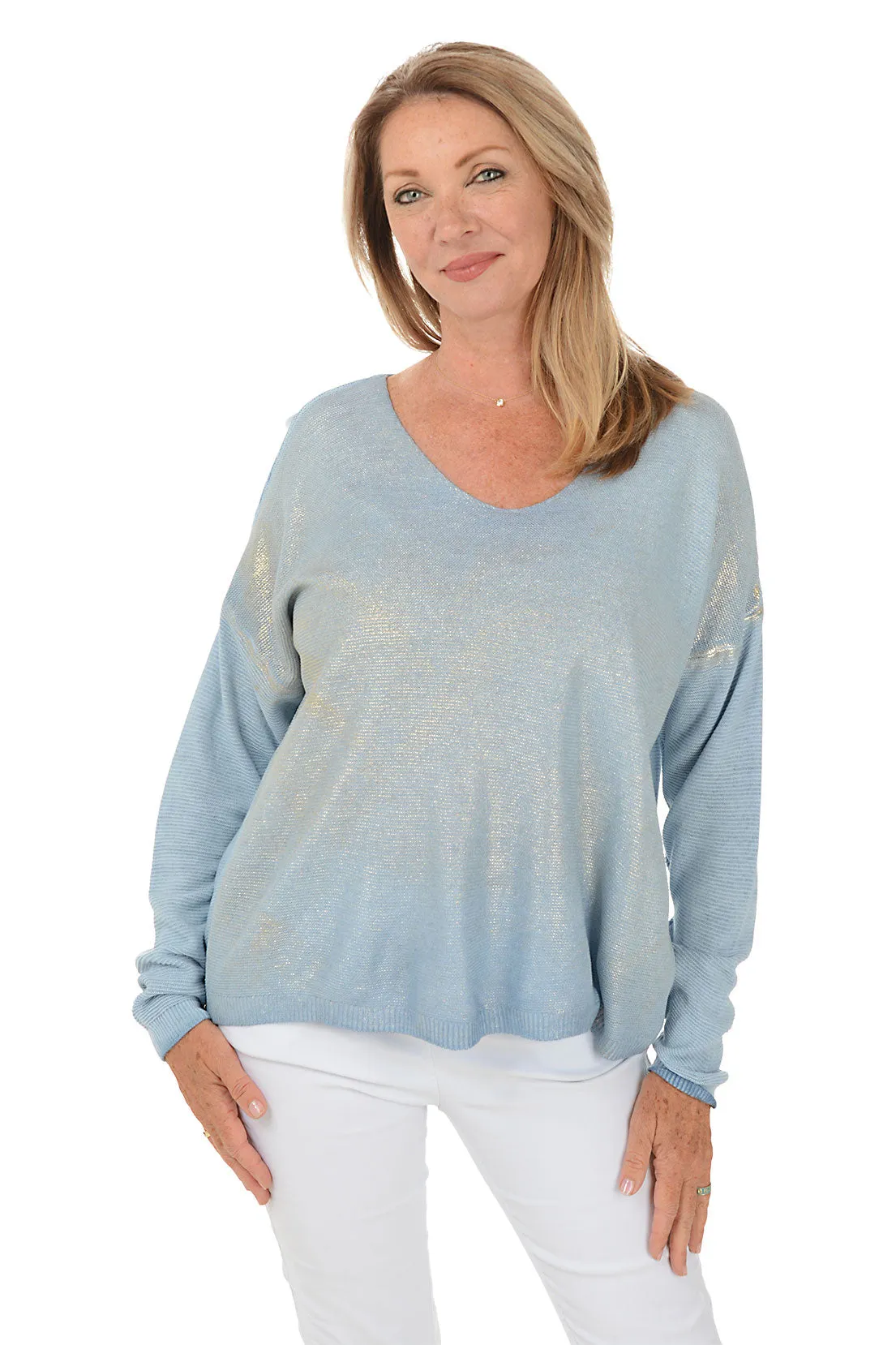 Gleaming Light Knit Top