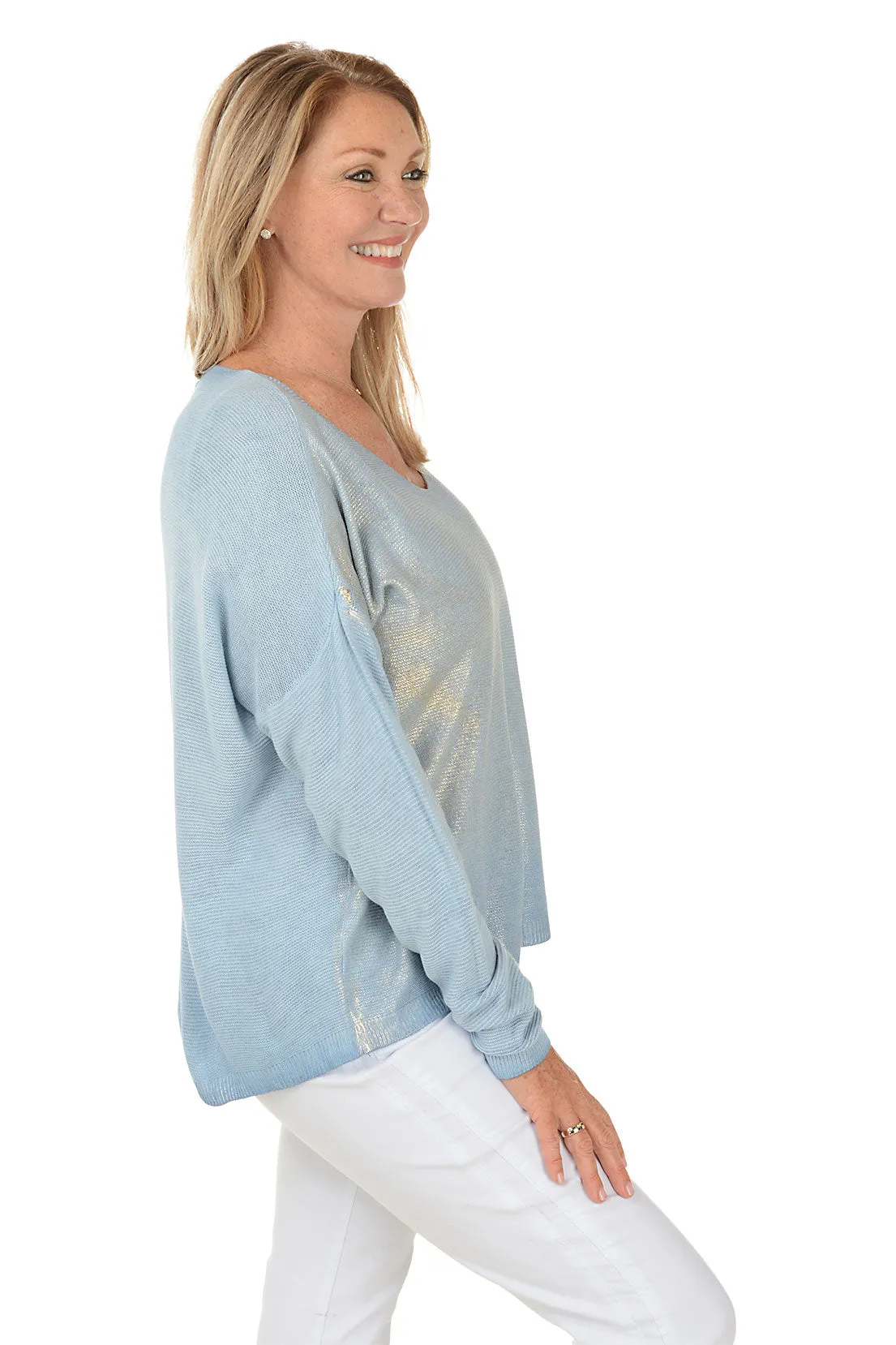 Gleaming Light Knit Top