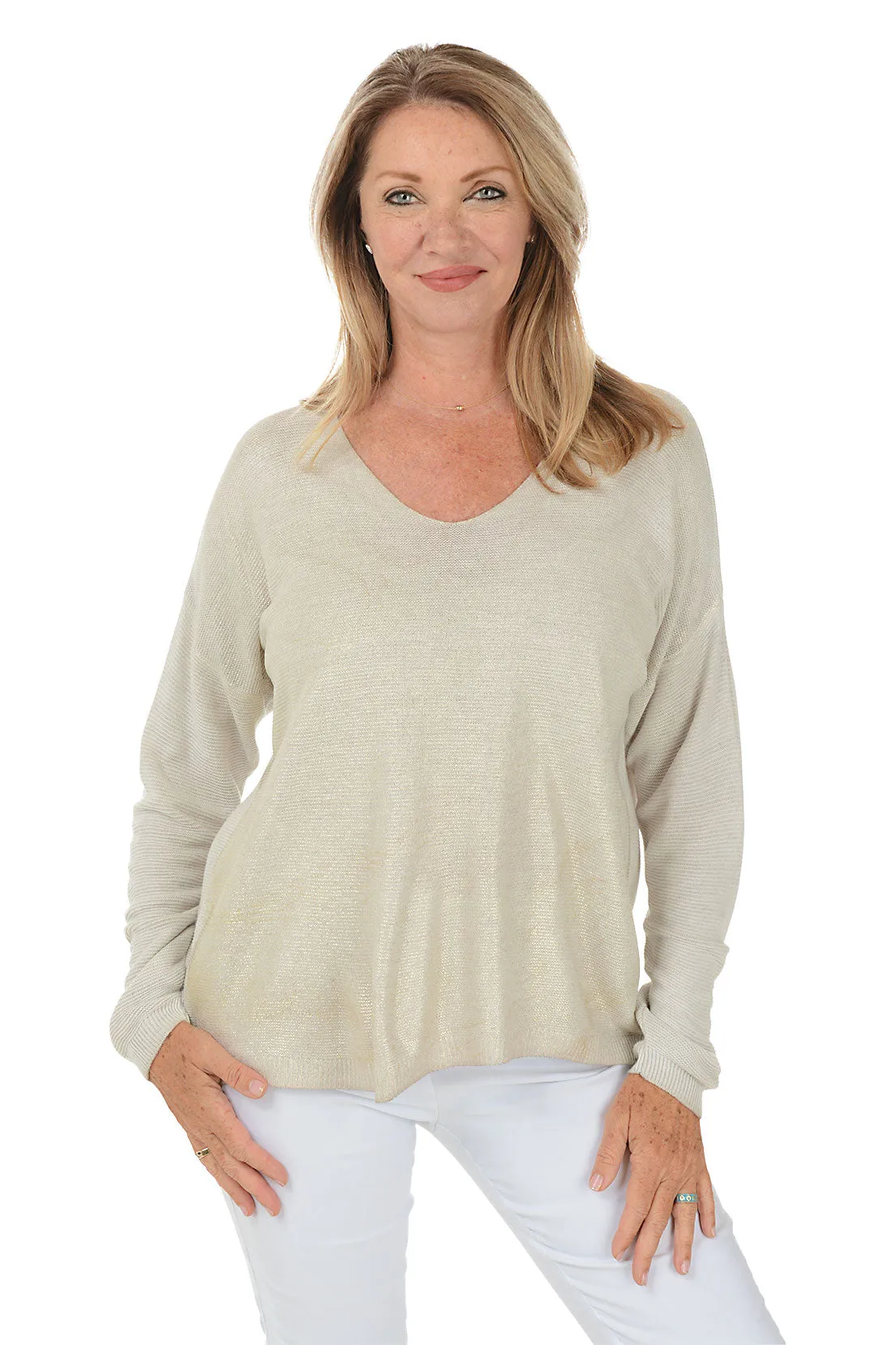 Gleaming Light Knit Top