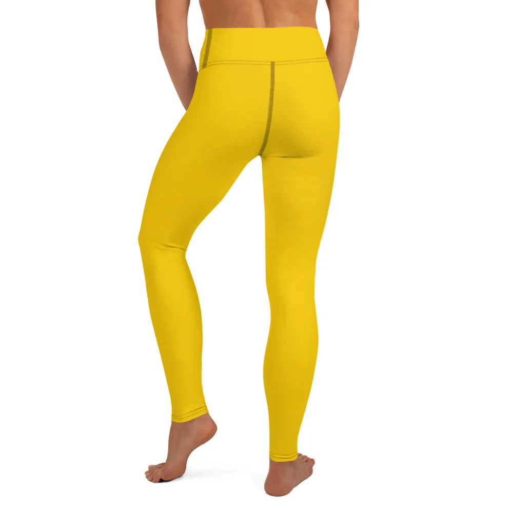 Golden Yoga Pants