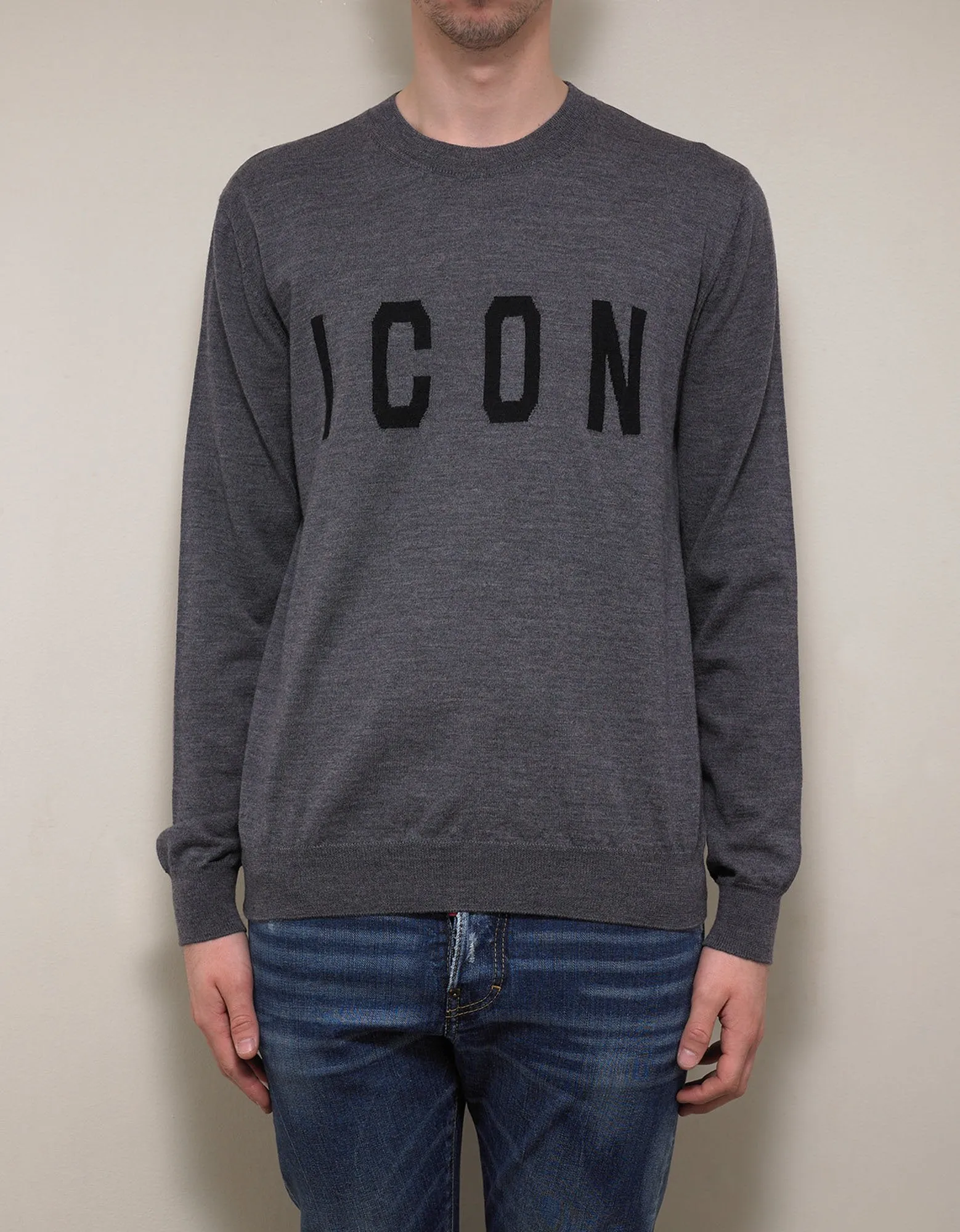 Gray Icon Sweater -